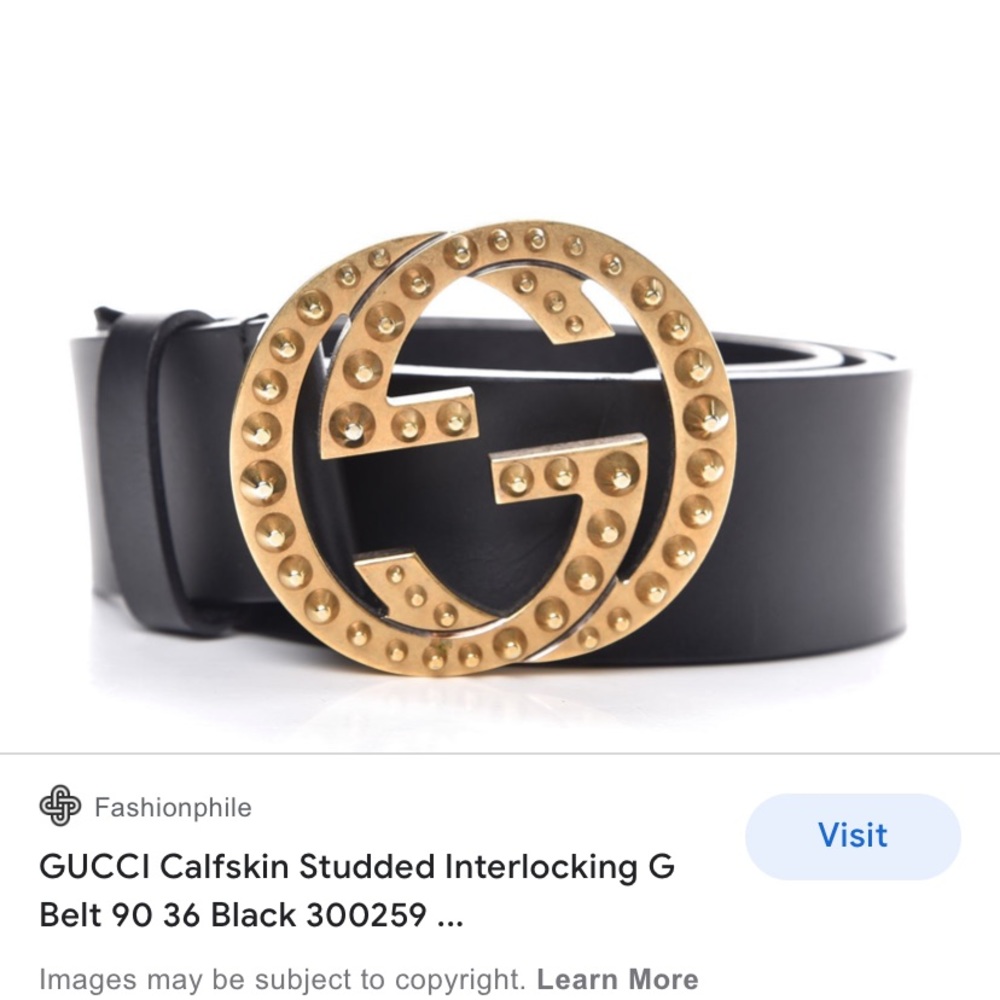 Gucci belt fit size Xs/S